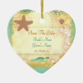 Einladungen Save the Date Keramikornament (Vorne)