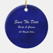 Einladungen Save the Date Keramikornament (Hinten)