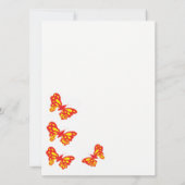 Einladungen/Schmetterlinge Einladung (Rückseite)