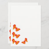 Einladungen/Schmetterlinge Einladung (Vorne/Hinten)