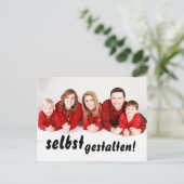 Einladungen selbst, bedruckt, (Stehend Vorderseite)