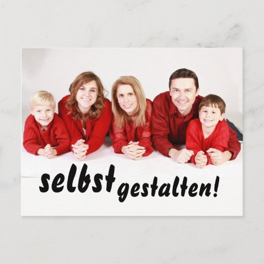 Einladungen selbst, bedruckt, (Vorderseite)