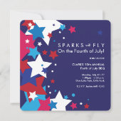 Einladungen | Sparks fliegen am 4. Juli (Vorderseite)