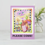 EINLADUNGEN - The WorCHESHIRE CAT (Stehend Vorderseite)