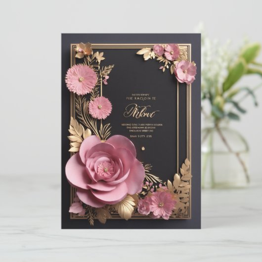 Einladungen und Ankündigungen (Stehend Vorderseite)