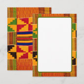 Einladungen und Ankündigungen für afrikanische Pri (Vorne/Hinten)