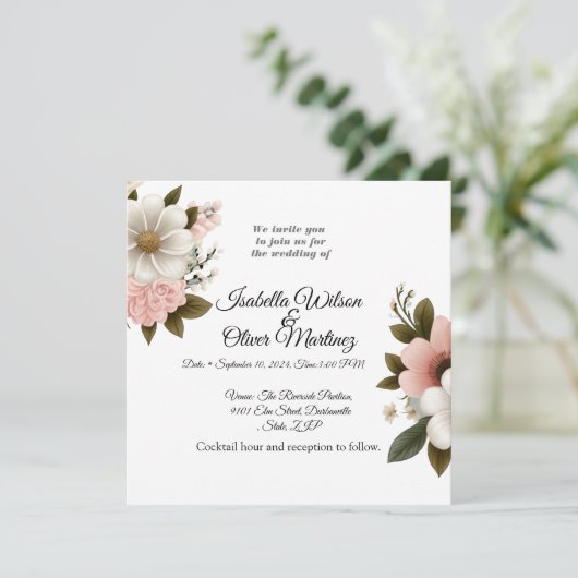 Einladungen und ortsfeste Anlagen (Stehend Vorderseite)