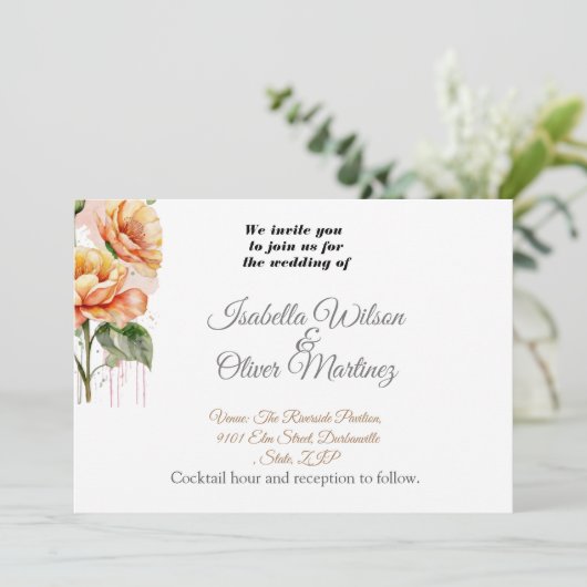 Einladungen und ortsfeste Anlagen (Stehend Vorderseite)