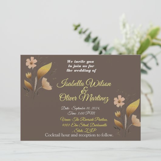 Einladungen und ortsfeste Anlagen (Stehend Vorderseite)