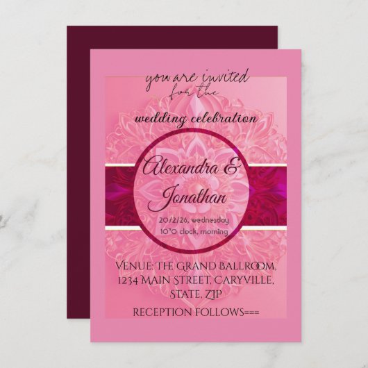 Einladungen und ortsfeste Anlagen (Vorne/Hinten)