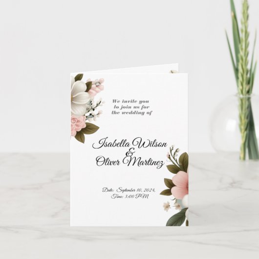 Einladungen und ortsfeste Anlagen (Vorderseite)