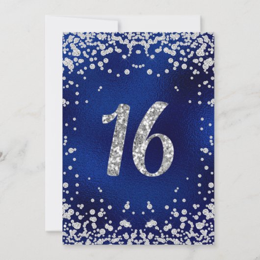 Einladungen von 16 . Geburtstag (Rückseite)