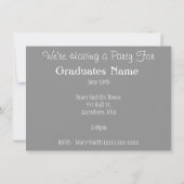 Einladungen von Apotheker zur Graduation Party #38 (Rückseite)