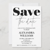 Einladungen von Black Friendsmas Save the Date (Vorderseite)