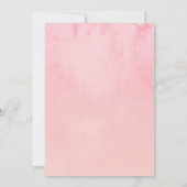 Einladungen von Bridal Brunch Hot Pink Blume (Rückseite)