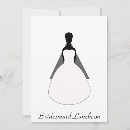 Einladungen von Bridesmaid Luncheon (Vorderseite)