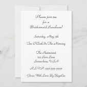 Einladungen von Bridesmaid Luncheon (Rückseite)