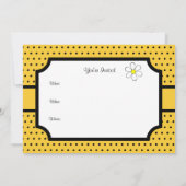 Einladungen von Daisy Bee (Rückseite)