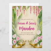 Einladungen von Digital Mandap Mahurat Mandvo (Vorne/Hinten)