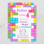 Einladungen von Gebäude-Steinen, Einladungen block (Vorne/Hinten)