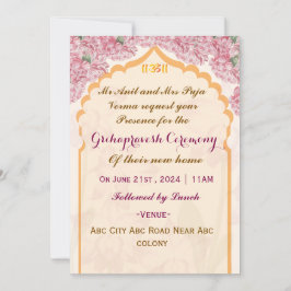 Einladungen von Grihapravesh