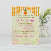 Einladungen von Grihapravesh (Stehend Vorderseite)