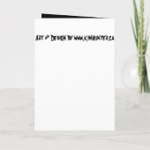 Einladungen von Halloween-Party auf Mama Cards (Rückseite)