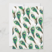 Einladungen von Interessenten Pfauenfedern (Rückseite)