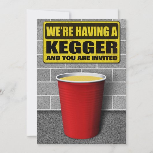 Einladungen von Kegger (Vorderseite)