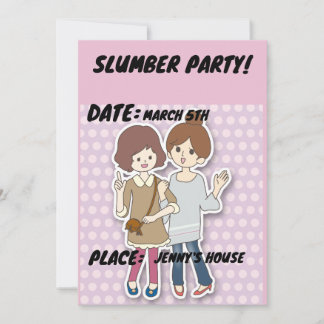 EINLADUNGEN VON MÄDCHEN DER BURTSTAGEN VON SLUMBER