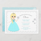 Einladungen von Mädchen zum Geburtstag (Vorne/Hinten)