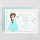 Einladungen von Mädchen zum Geburtstag (Vorne/Hinten)