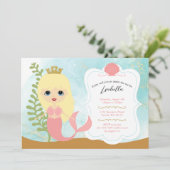 Einladungen von Mädchen zum Geburtstag (Stehend Vorderseite)