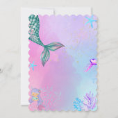 Einladungen von Mädchen zum Geburtstag (Rückseite)