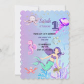 Einladungen von Mädchen zum Geburtstag (Vorderseite)