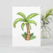 Einladungen von Palmen (Stehend Vorderseite)