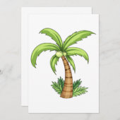 Einladungen von Palmen (Vorne/Hinten)