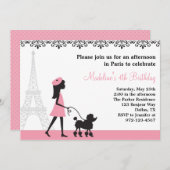 Einladungen von Paris Poodle (Vorne/Hinten)