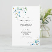 Einladungen von Partnerunternehmen Aquarellfarben- (Stehend Vorderseite)