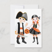 Einladungen von Piraten und Mädchen (Vorderseite)