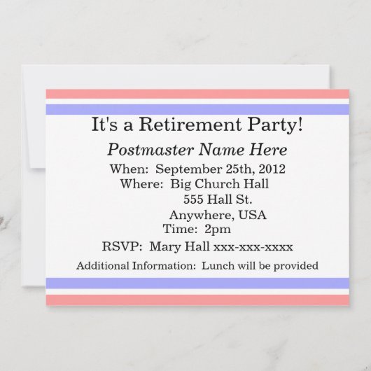 Einladungen von Postmeistern #1 (Rückseite)