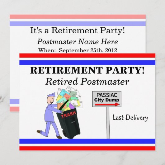 Einladungen von Postmeistern #1 (Vorne/Hinten)