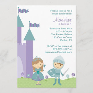 Einladungen von Prinzessin und Ritter