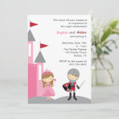 Einladungen von Prinzessin und Ritter (Stehend Vorderseite)