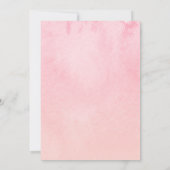 Einladungen von Quinceanera Hot Pink Floral (Rückseite)