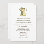 Einladungen von Soldaten und Braut zu Hochzeiten (Vorne/Hinten)