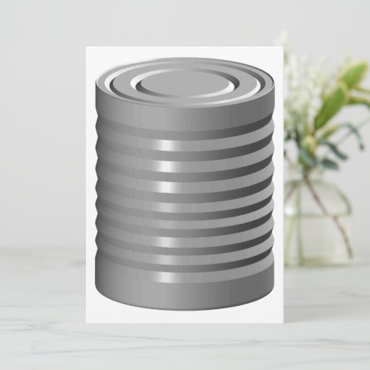 Einladungen von Tin Can (Stehend Vorderseite)