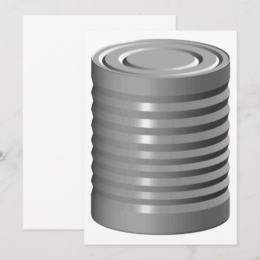 Einladungen von Tin Can (Vorne/Hinten)