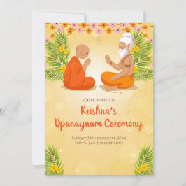 Einladungen von Upanayanam & Thread-Zeremonie