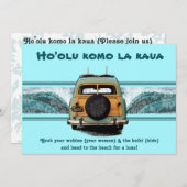 Einladungen von Woody Wave Luau (Vorne/Hinten)